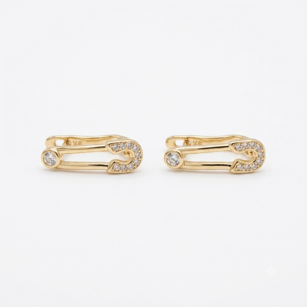 SAFETYPIN EARRINGS