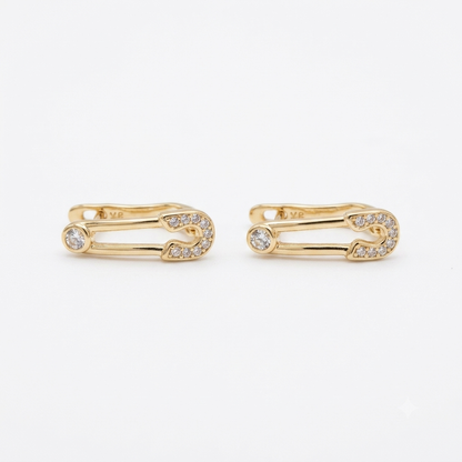SAFETYPIN EARRINGS