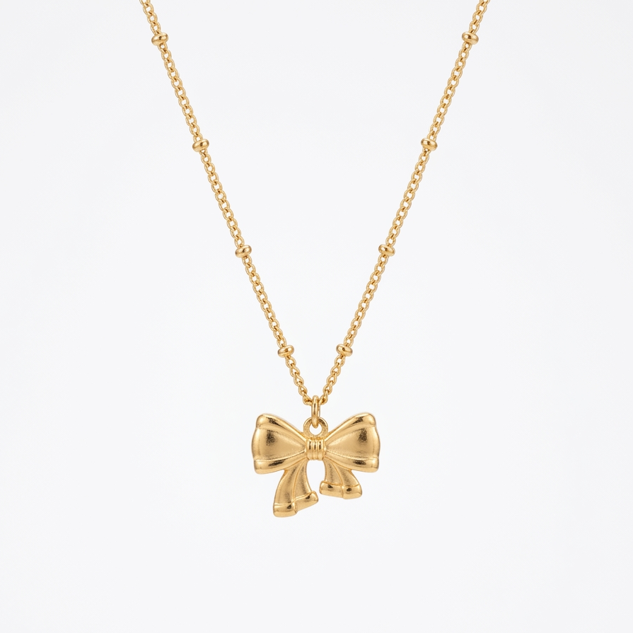 MINI BOW NECKLACE