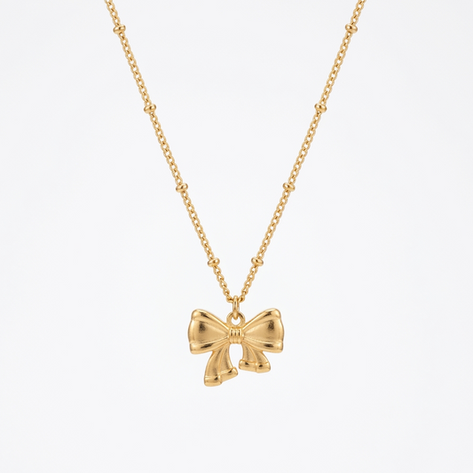 MINI BOW NECKLACE