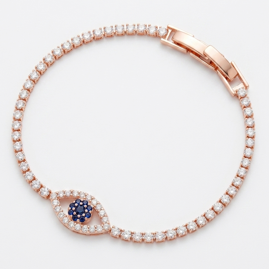 EVIL EYE TENNIS BRACELET
