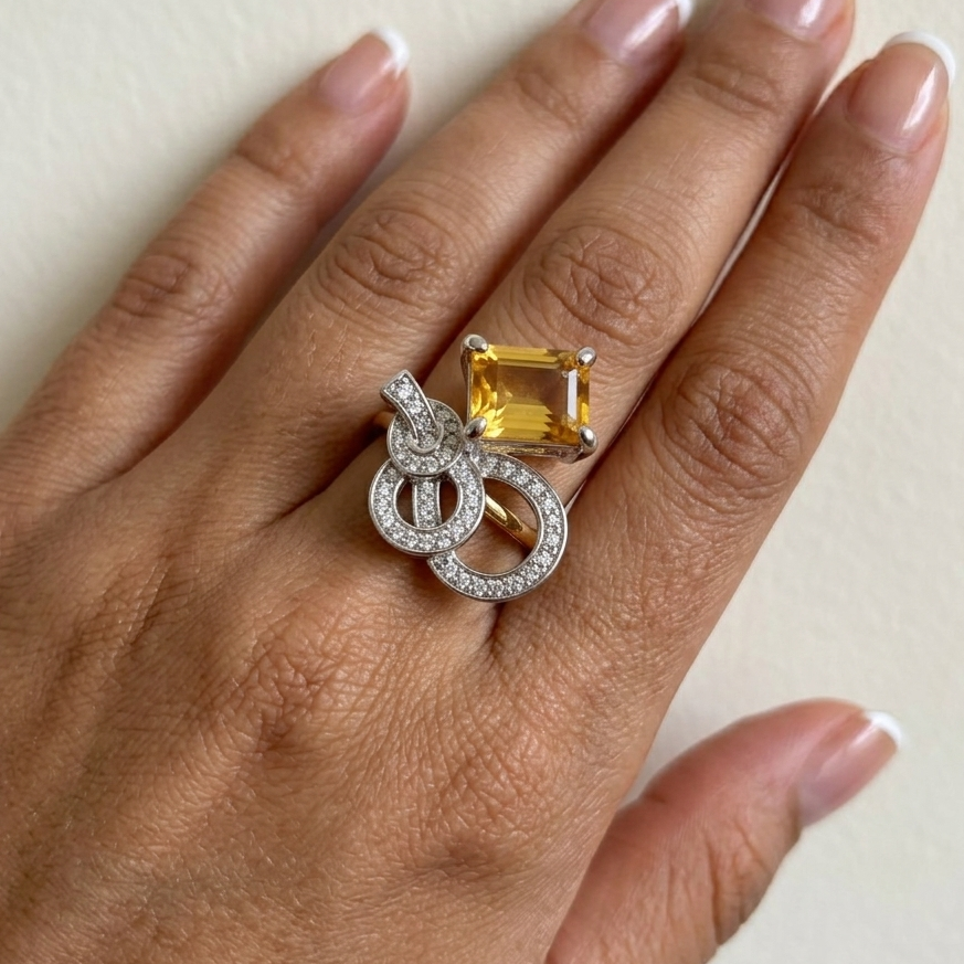 CITRINE RING