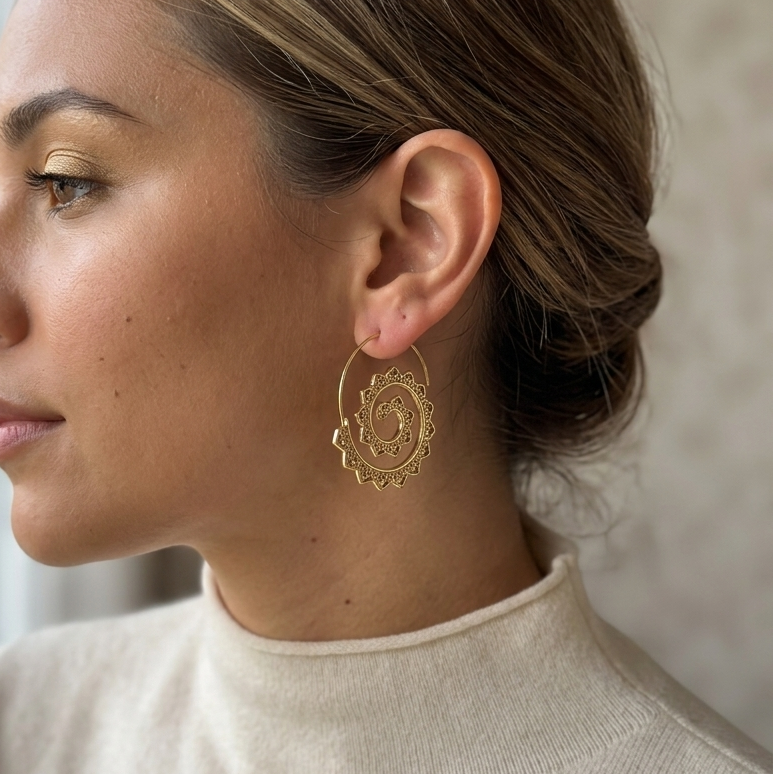 SWIRL EARRING