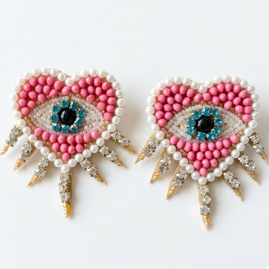 EYE-HEART EARRINGS