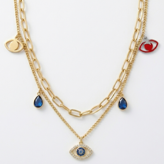 EVIL EYE  NECKLACE