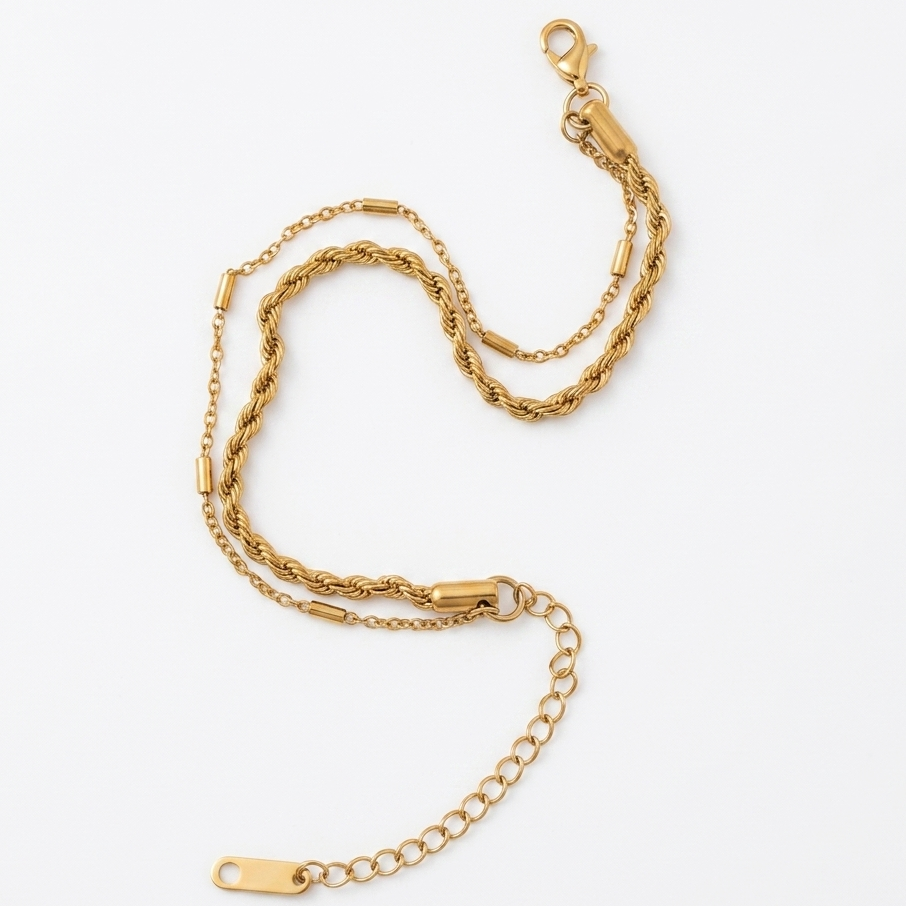 2 LAYERED STACK BRACELET