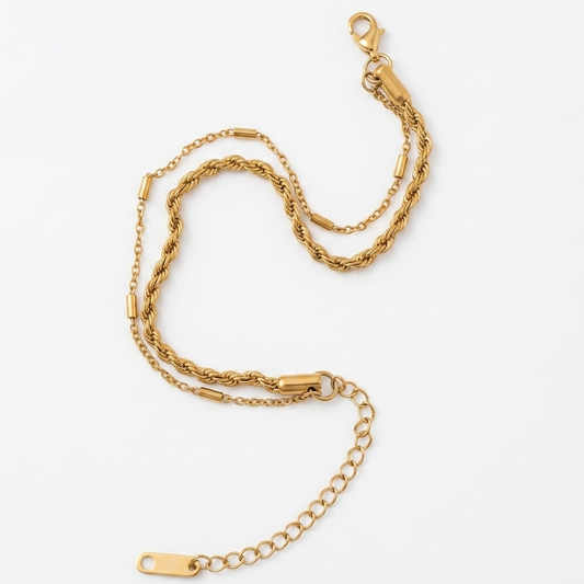 2 LAYERED STACK BRACELET