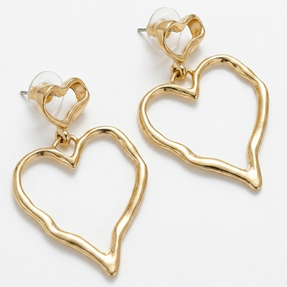 DOUBLE HEART EARRINGS
