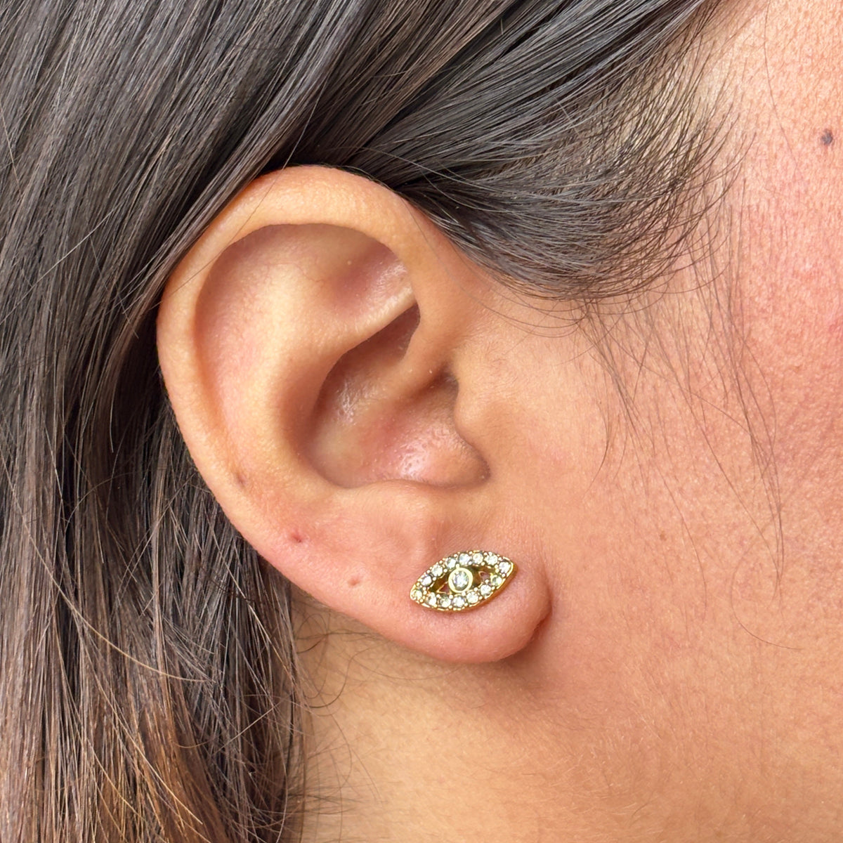 EVIL EYE BALL BACK STUDS