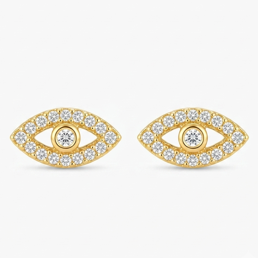 EVIL EYE BALL BACK STUDS