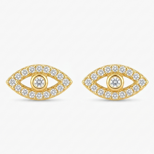 EVIL EYE BALL BACK STUDS