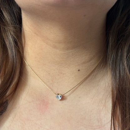 HEART SOLITAIRE NECKLACE