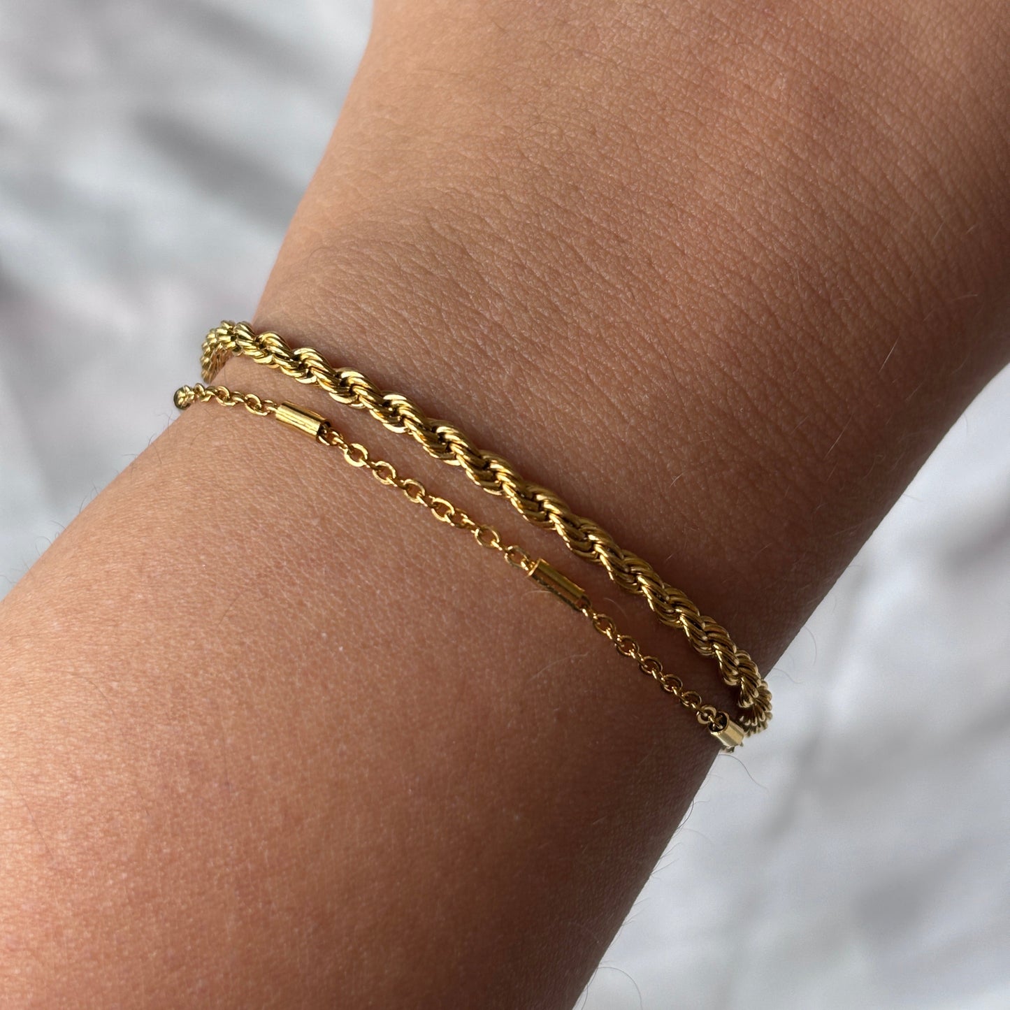 2 LAYERED STACK BRACELET