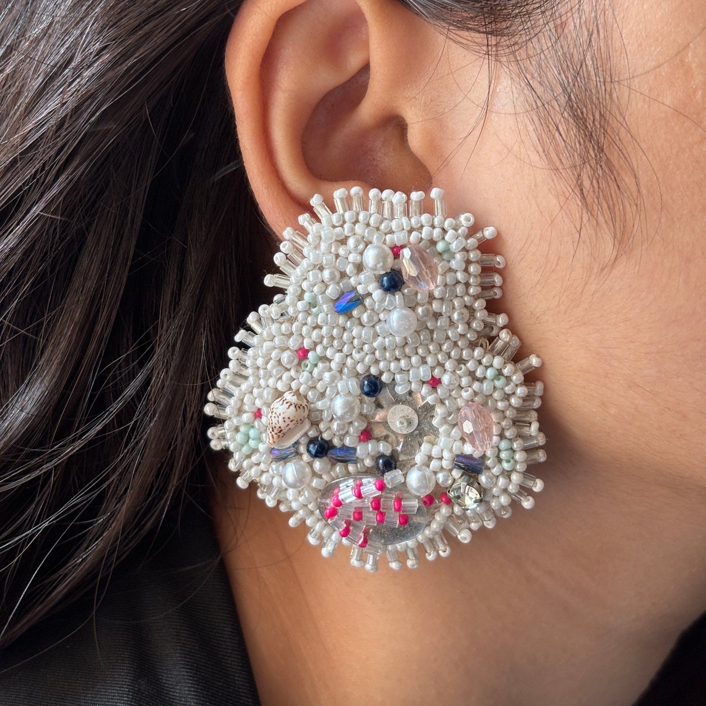 PEARL MOSAIC EARRINGS