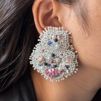 PEARL MOSAIC EARRINGS