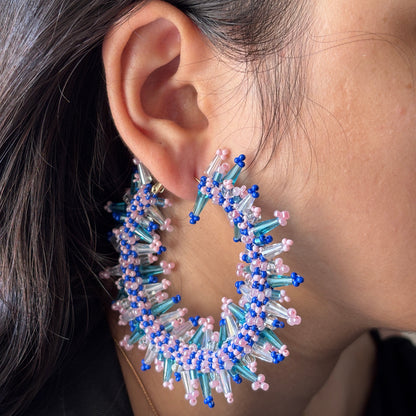 CRYSTAL HOOPS