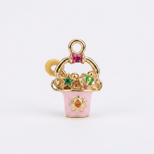 FLOWER BASKET CHARM