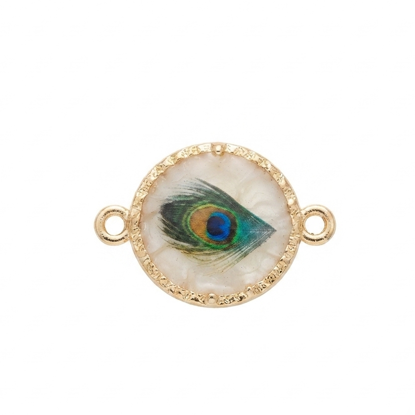 KRISHNA FEATHER CHARM
