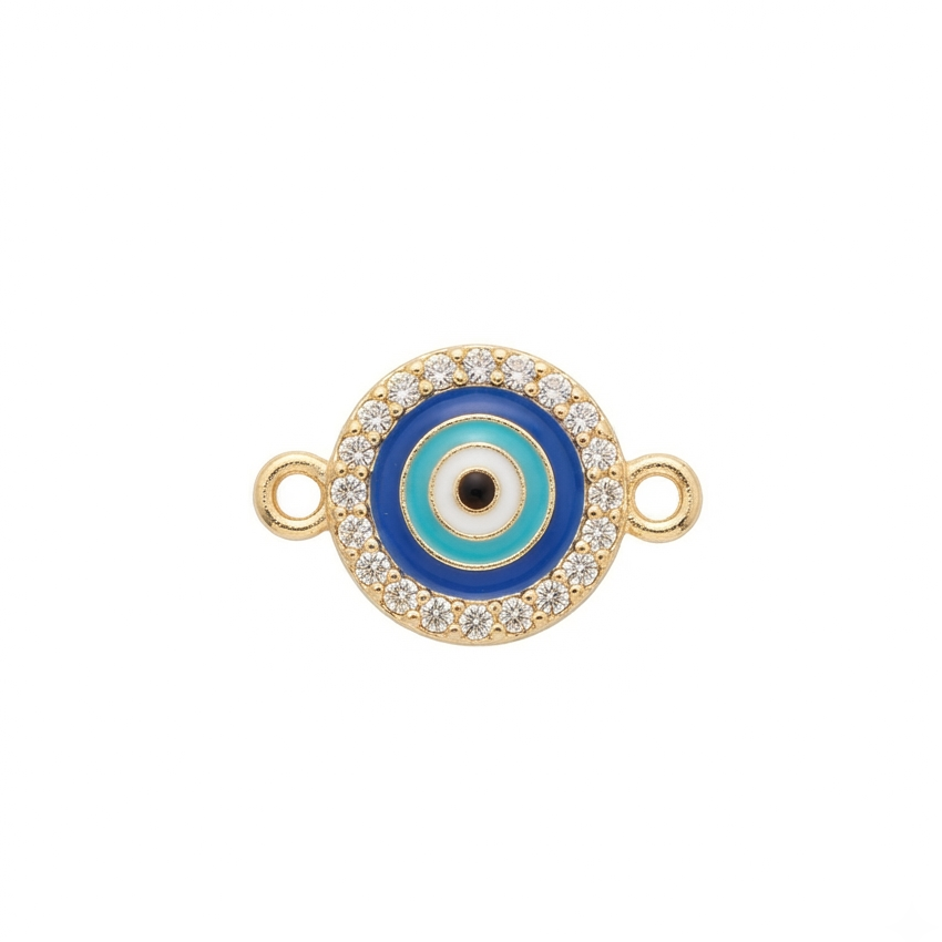 SMALL CIRCLE EVIL EYE CHARM