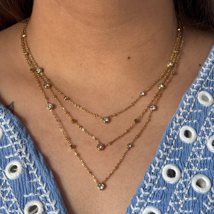 3 LAYERED NECKLACE