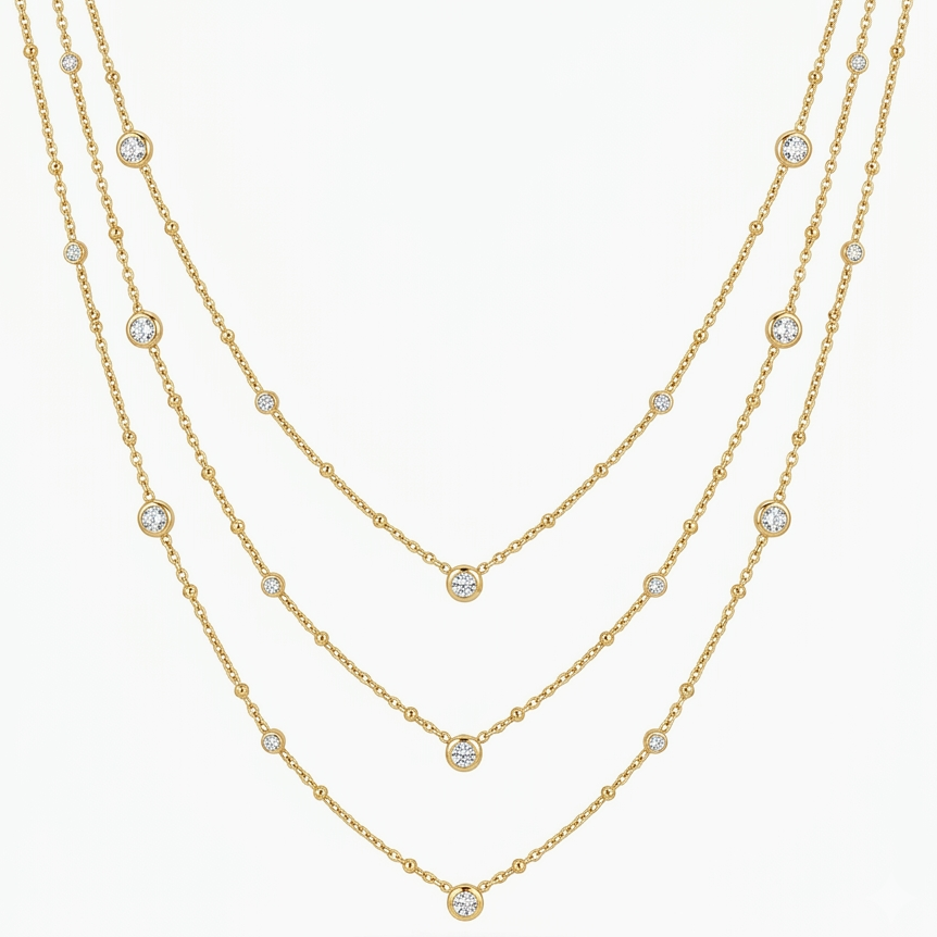 3 LAYERED NECKLACE