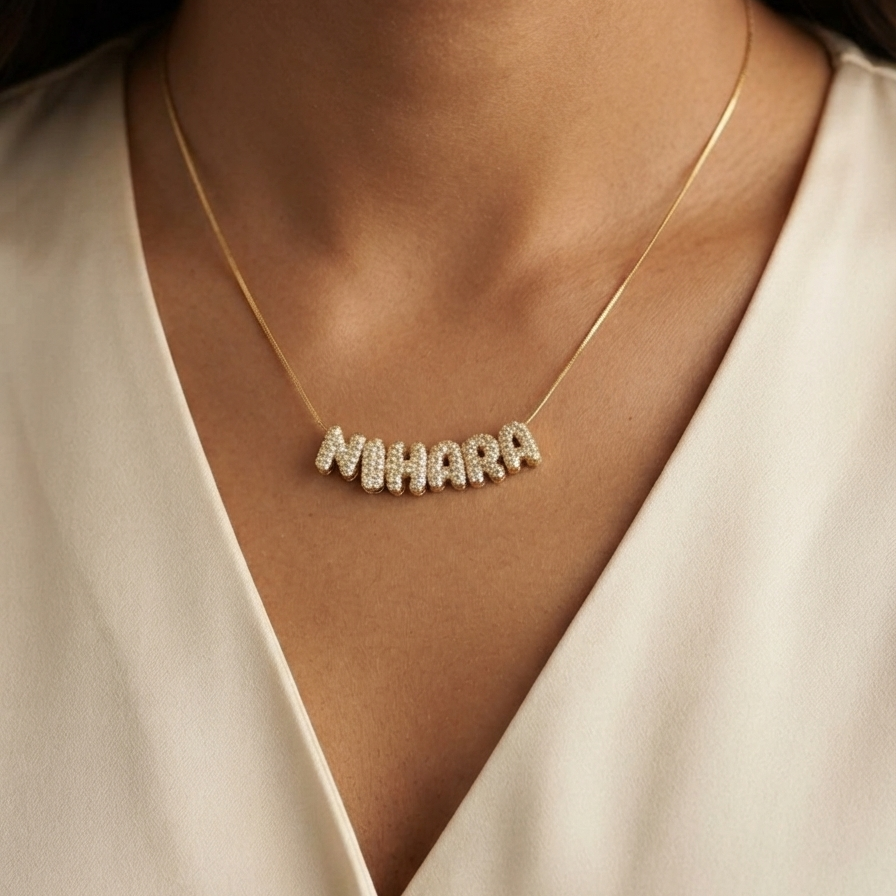 MINI INITIAL NAME NECKLACE / BRACELET